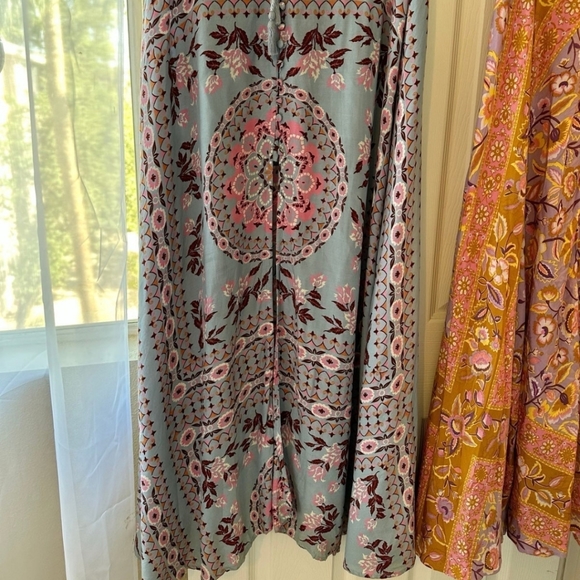 Spell And The Gypsy Pandora Long Skirt In Aquarium Blue SIZE SMALL - Picture 2 of 15